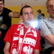 Kibicowanie na meczu siatki