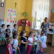 9.06.2017 Delegacja ŚDS z wizytą w przedszkolu przy ulicy Spokojnej