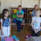 9.06.2017 Delegacja ŚDS z wizytą w przedszkolu przy ulicy Spokojnej