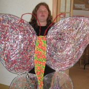 Motyl wykonany na konkurs w Puszczykowie