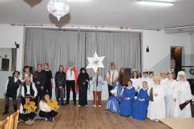 07.01.2023 Zaprezentowaliśmy nasze świąteczne przedstawienie pt. "Kolędnicy"