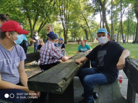 9.09.2020 Rajd pieszy do parku "Jak dobrze nam"