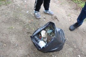 Spacer do lasu połączony z Akcją Sprzątania Świata